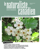 Le Naturaliste Canadien cover