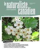 Le Naturaliste Canadien couverture